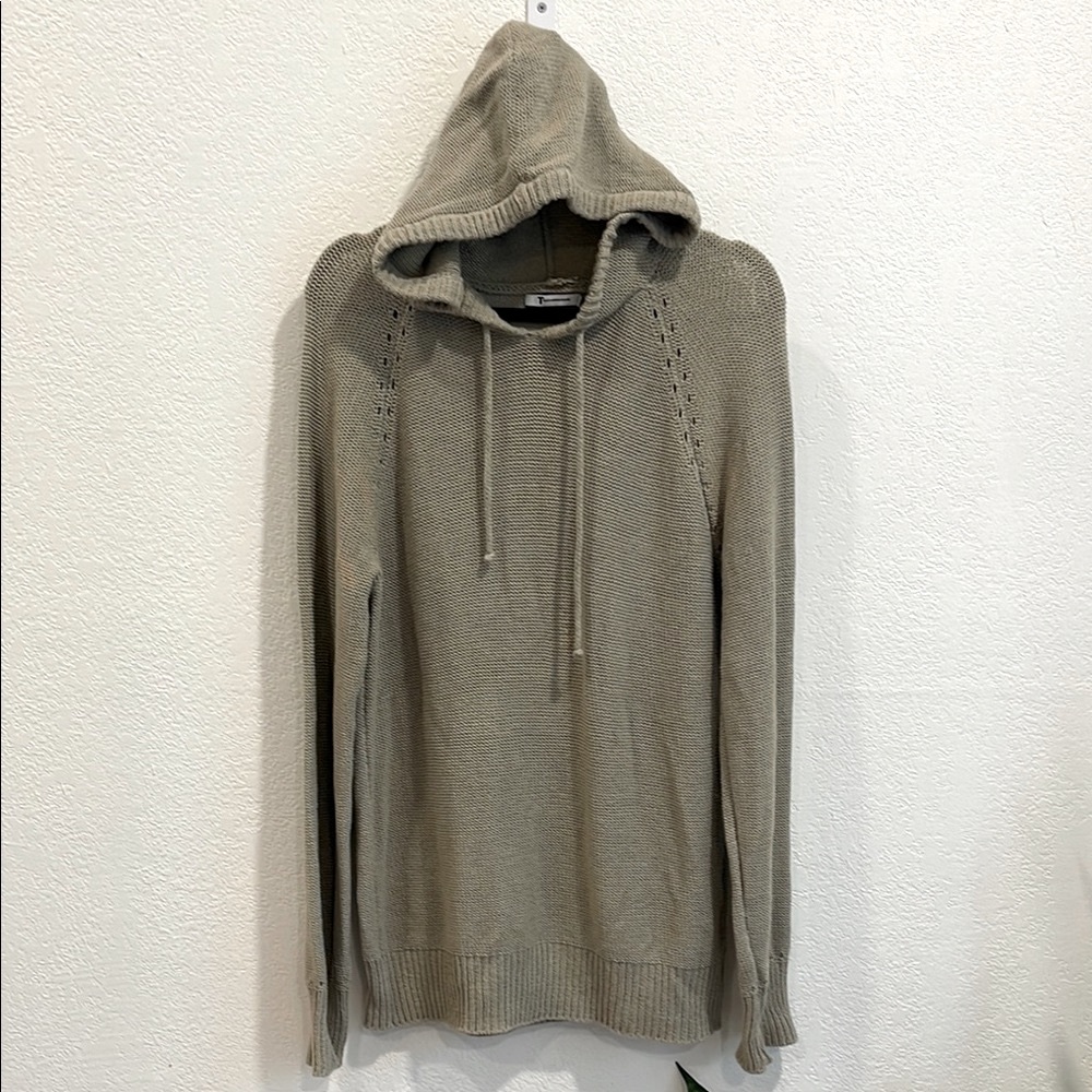 T by Alexander Wang Knit Hoodie Sweater